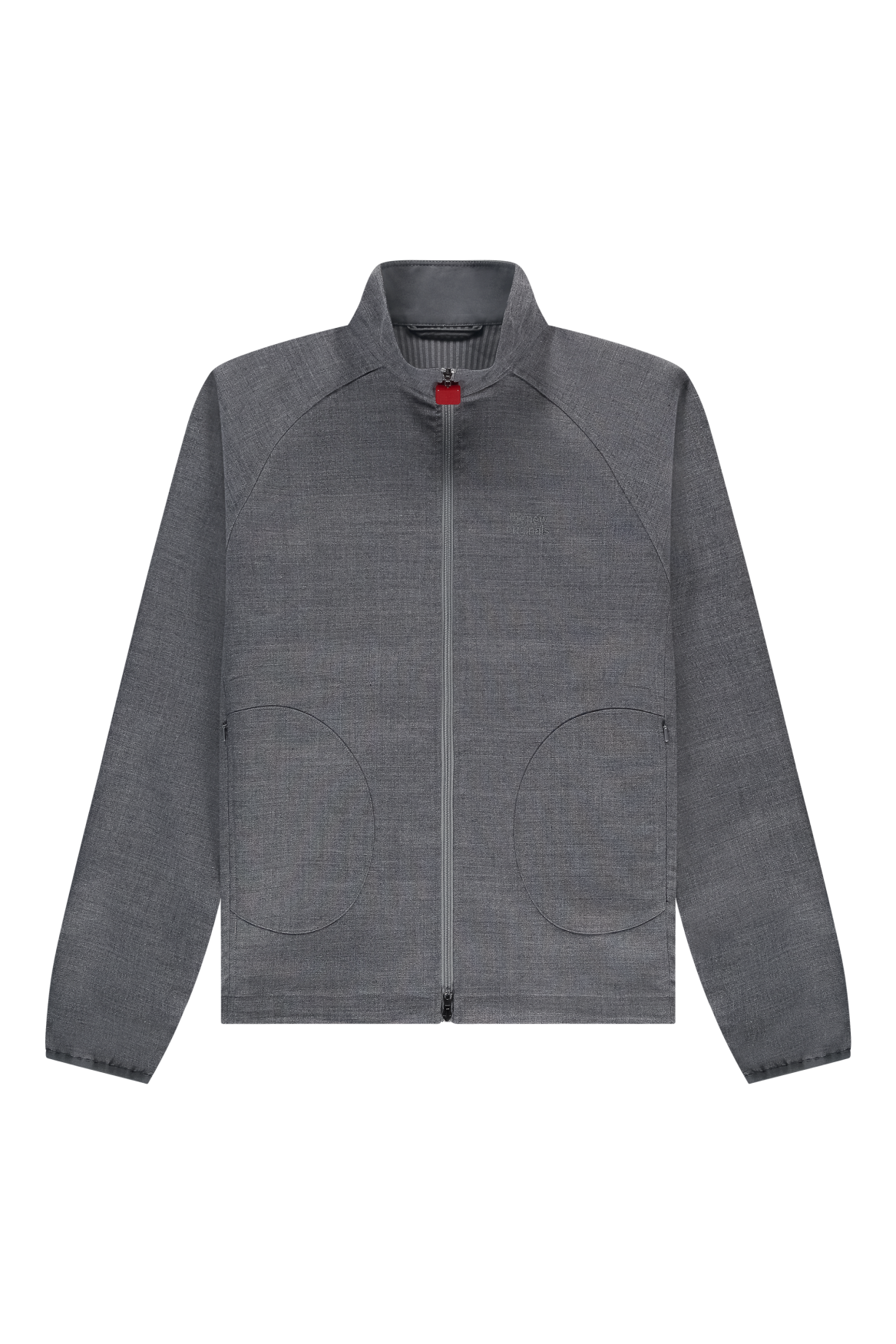 Emblem Tech Jacket | Light Grey melange