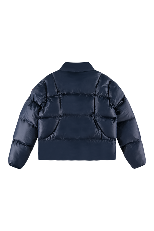 9-Dots Curve Puffer Navy Blue | Navy