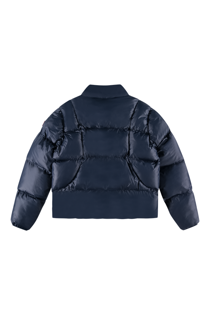 9-Dots Curve Puffer Navy Blue