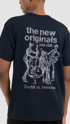 Jazz Club Tee Navy Blue