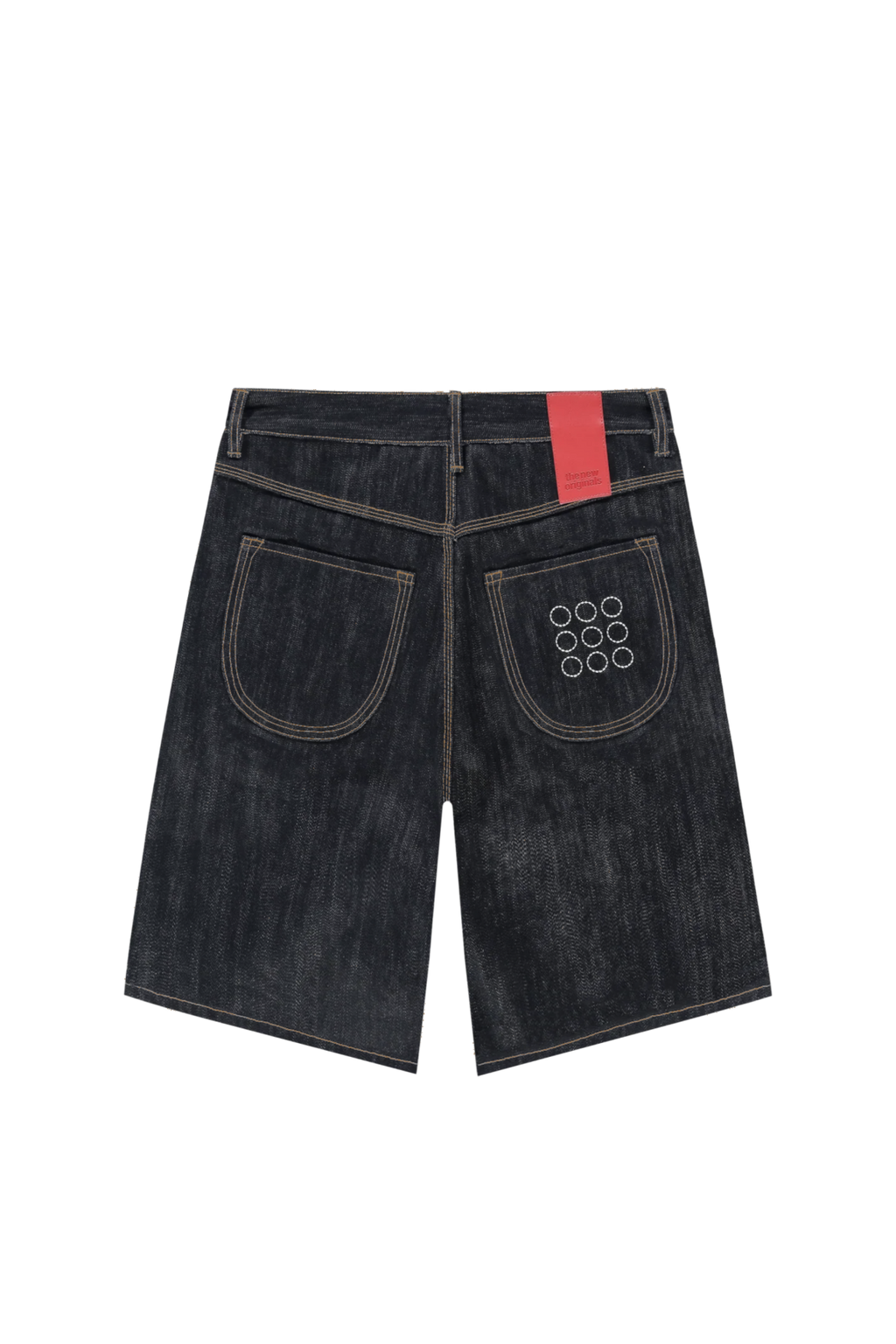 9-Dots Jorts Slub Raw Denim | Raw Navy
