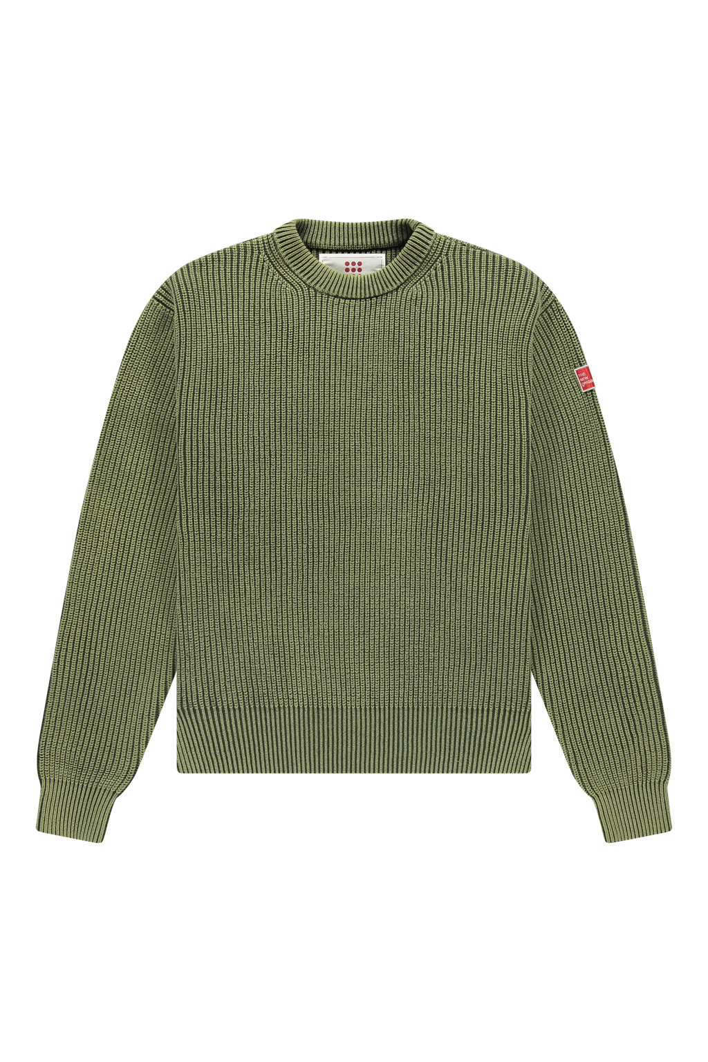 Fisherman Rib Knit Crewneck Deep Depths