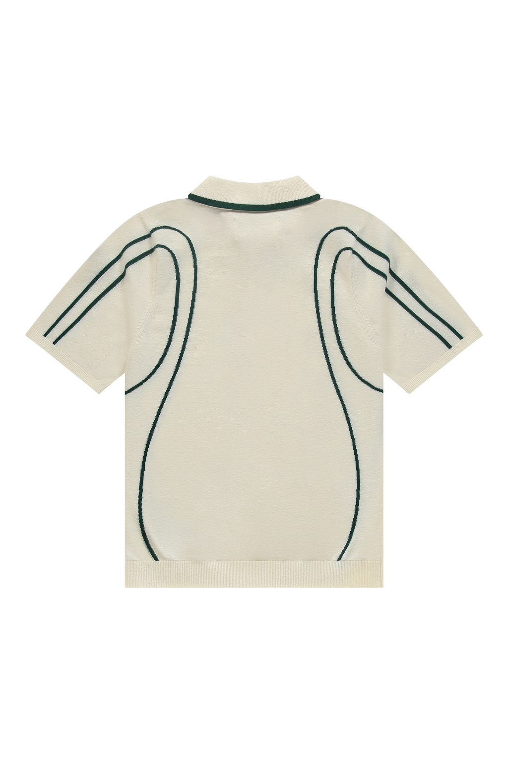Inner Space Polo White Alyssum/Rain Forest