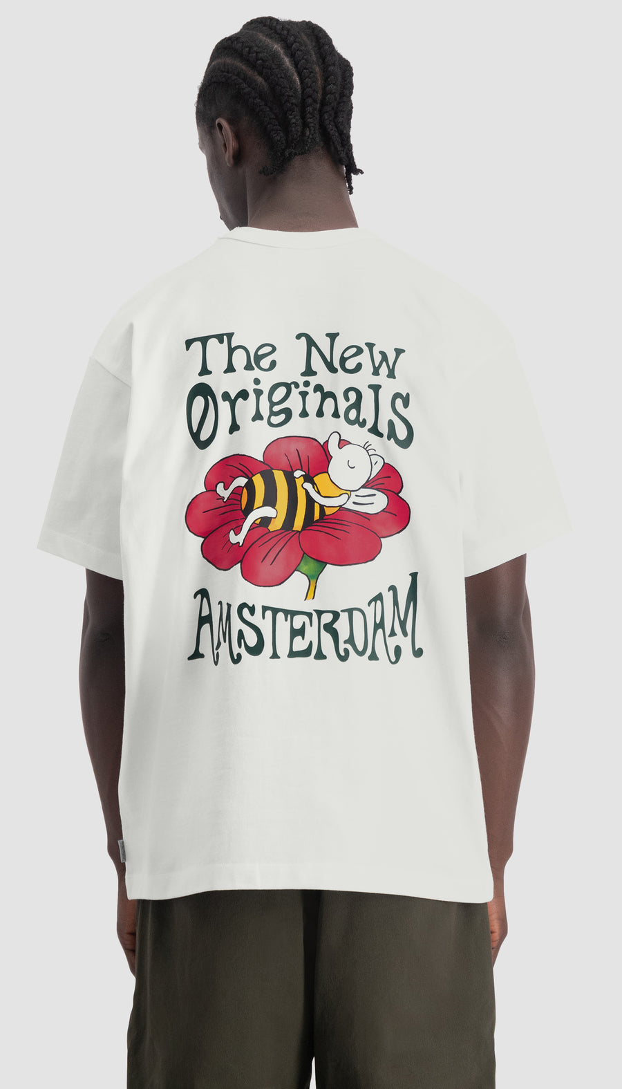 Lazy Bee Tee White Alyssum