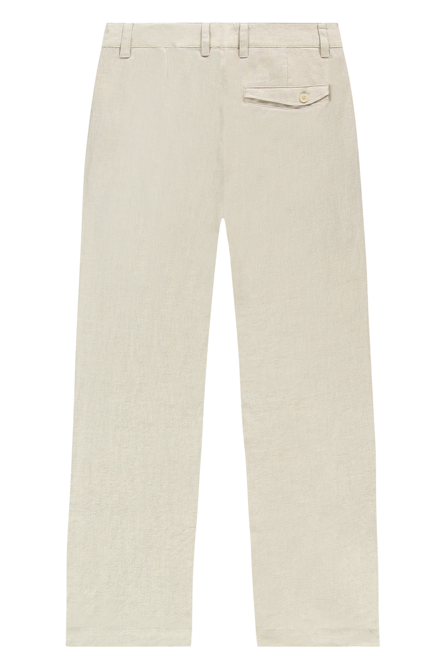 Seamless Linen Trousers Bone White