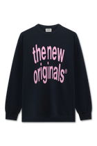 Big Logo Longsleeve | Navy Blue / Pink