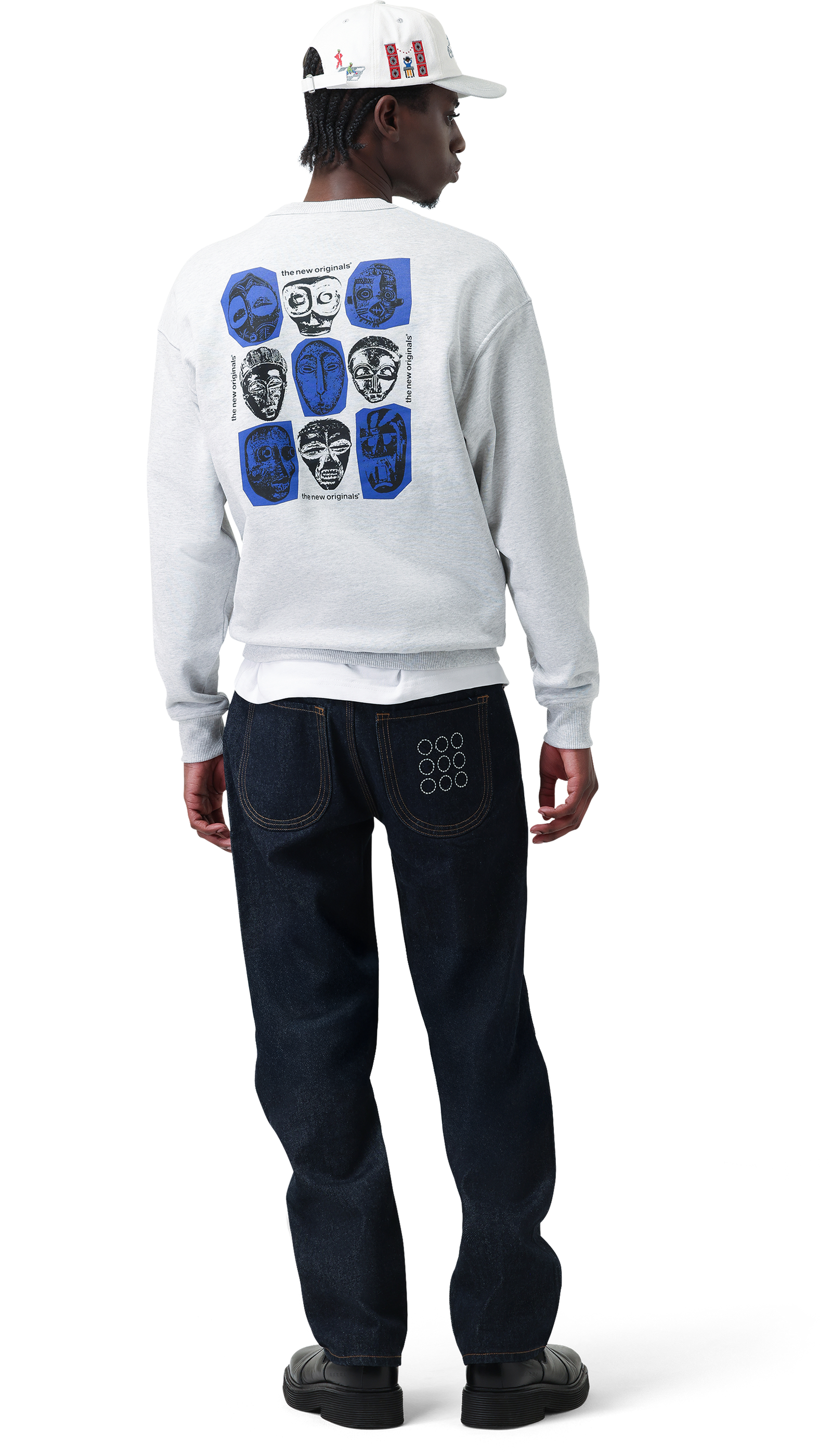 Mask Crewneck Light Grey Melange | Light Grey melange