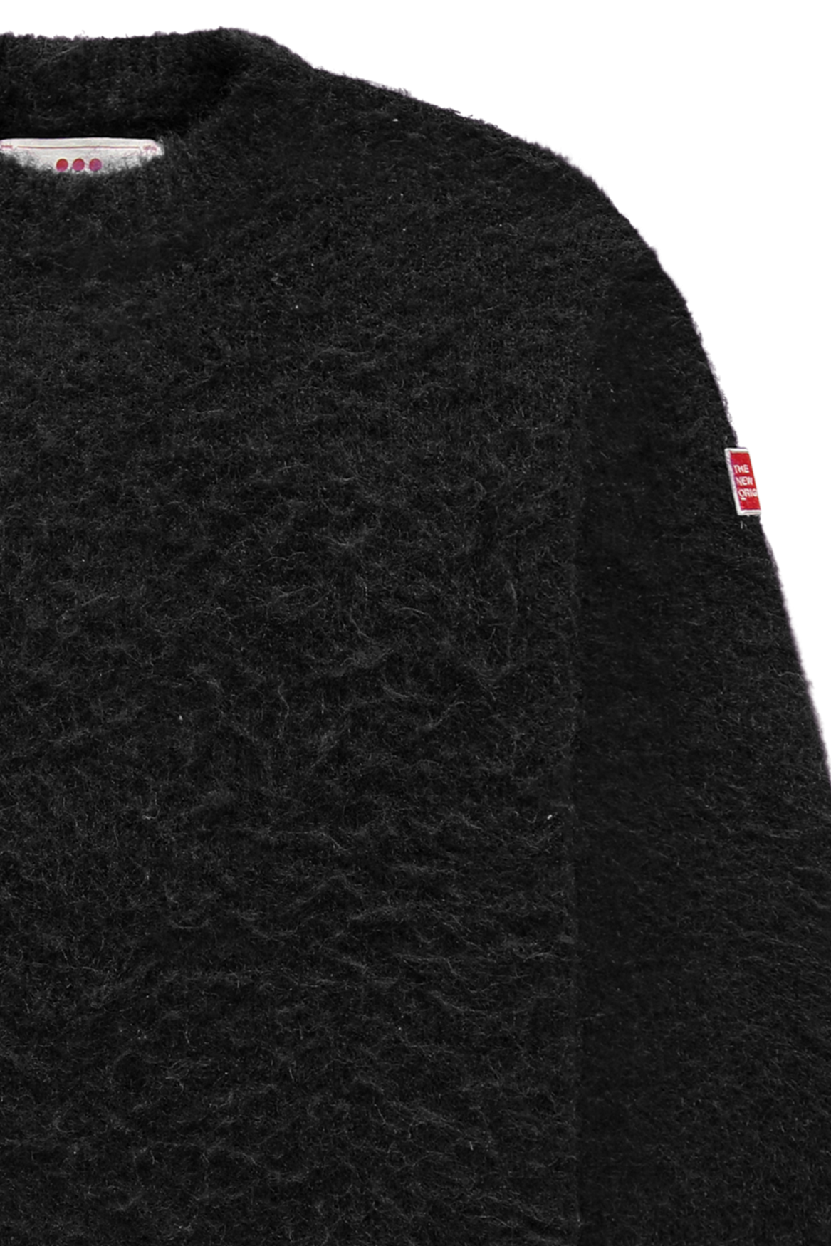 Mohair Crewneck Black | Black