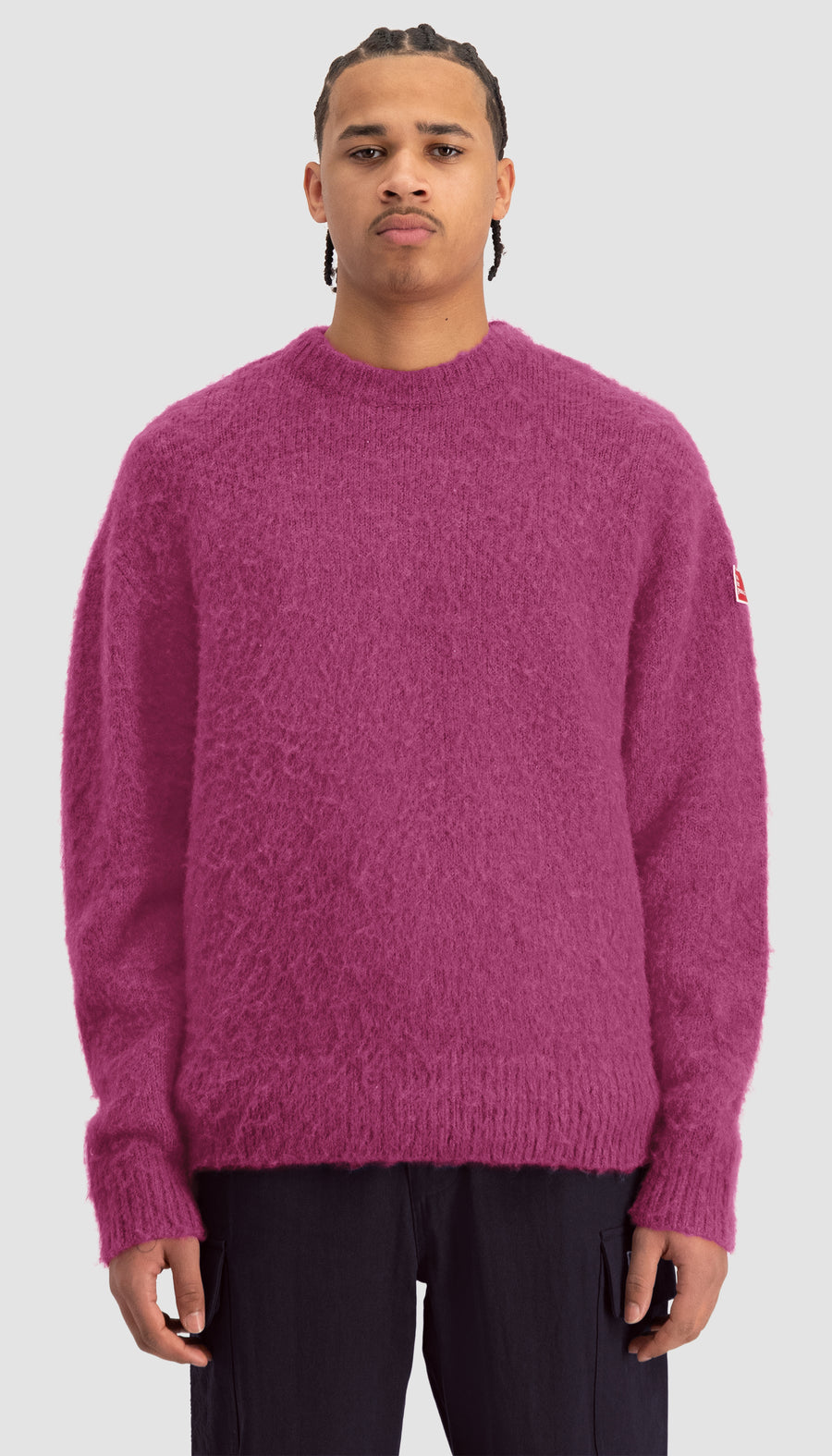 Mohair Crewneck Carmine