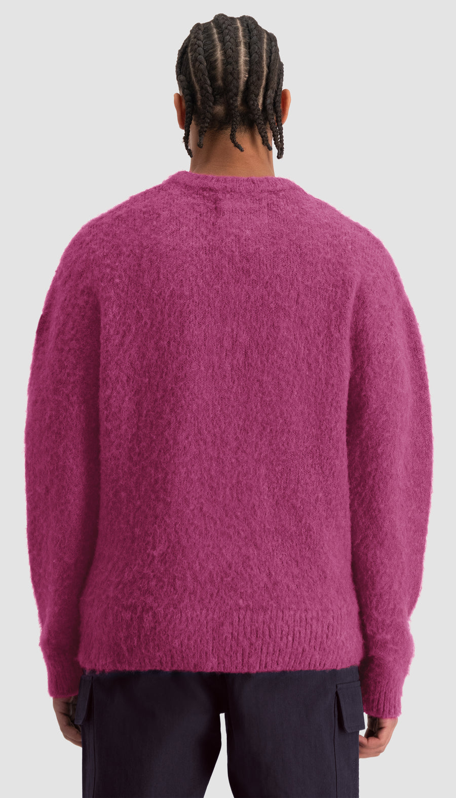 Mohair Crewneck Carmine