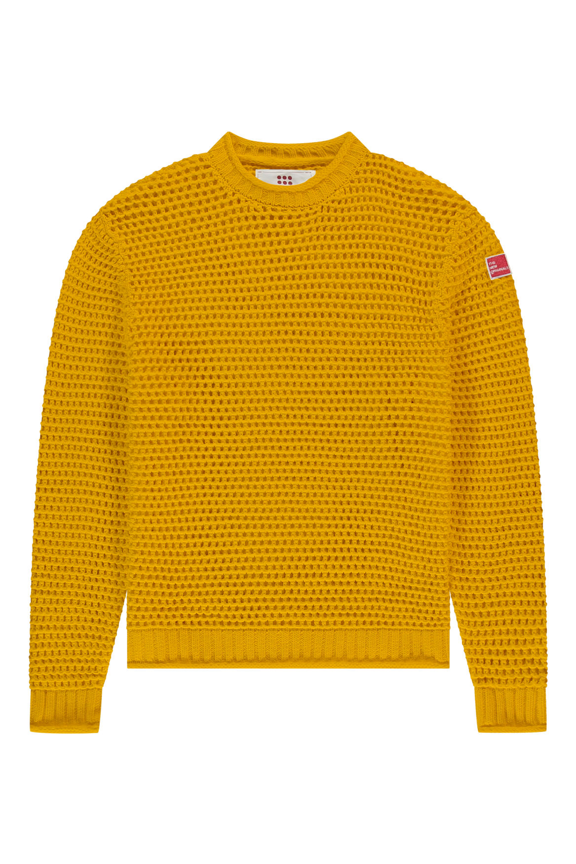 Open Knit Crewneck Gold Fusion | Gold Fusion