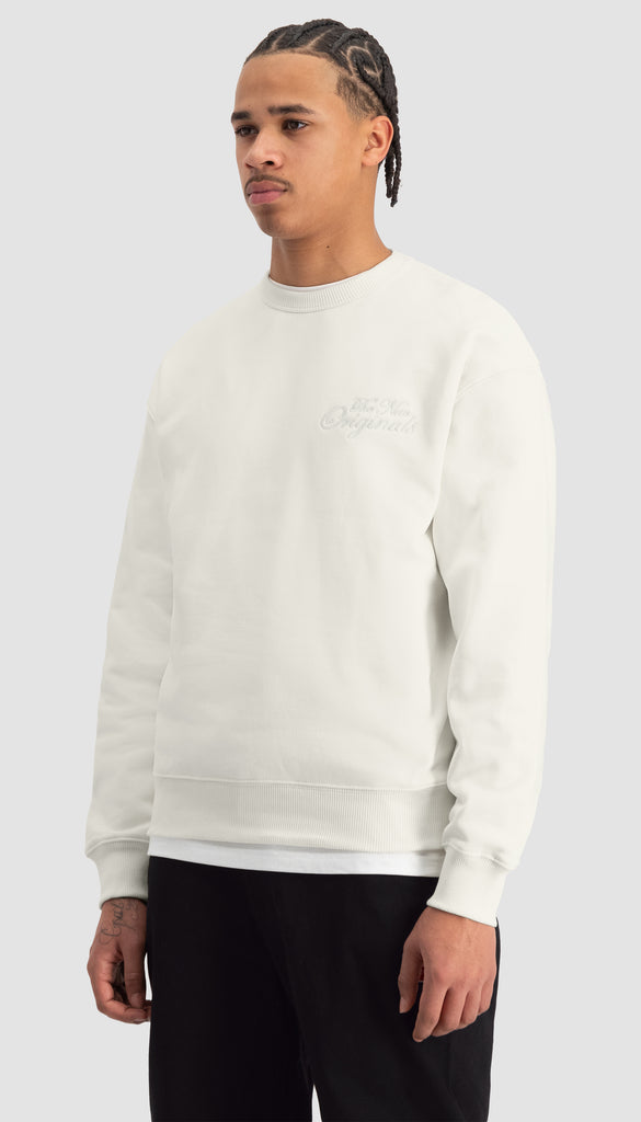 Paint Box Crewneck White Alyssum