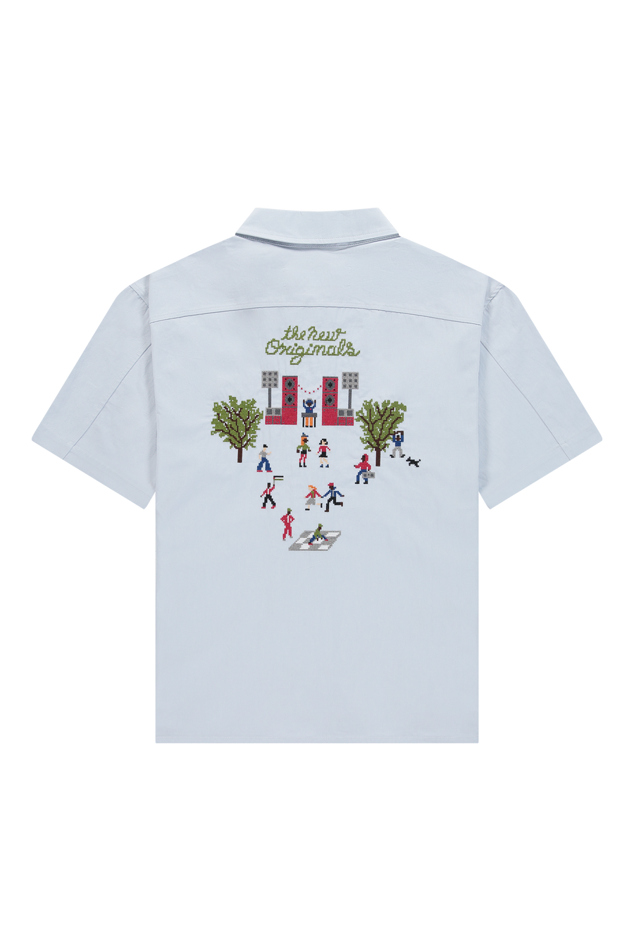 Block Party Shirt Light Blue