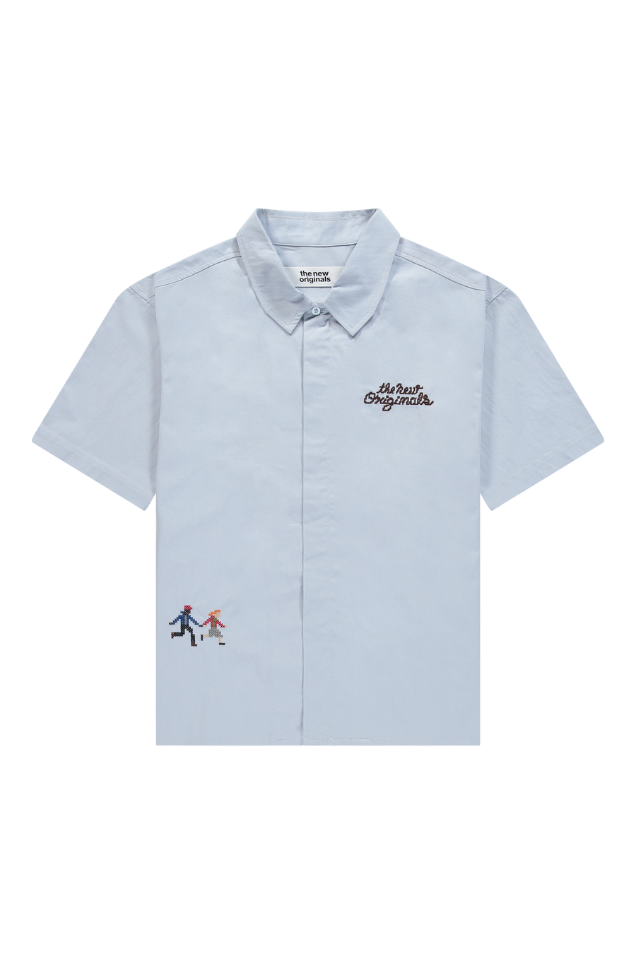 Block Party Shirt Light Blue