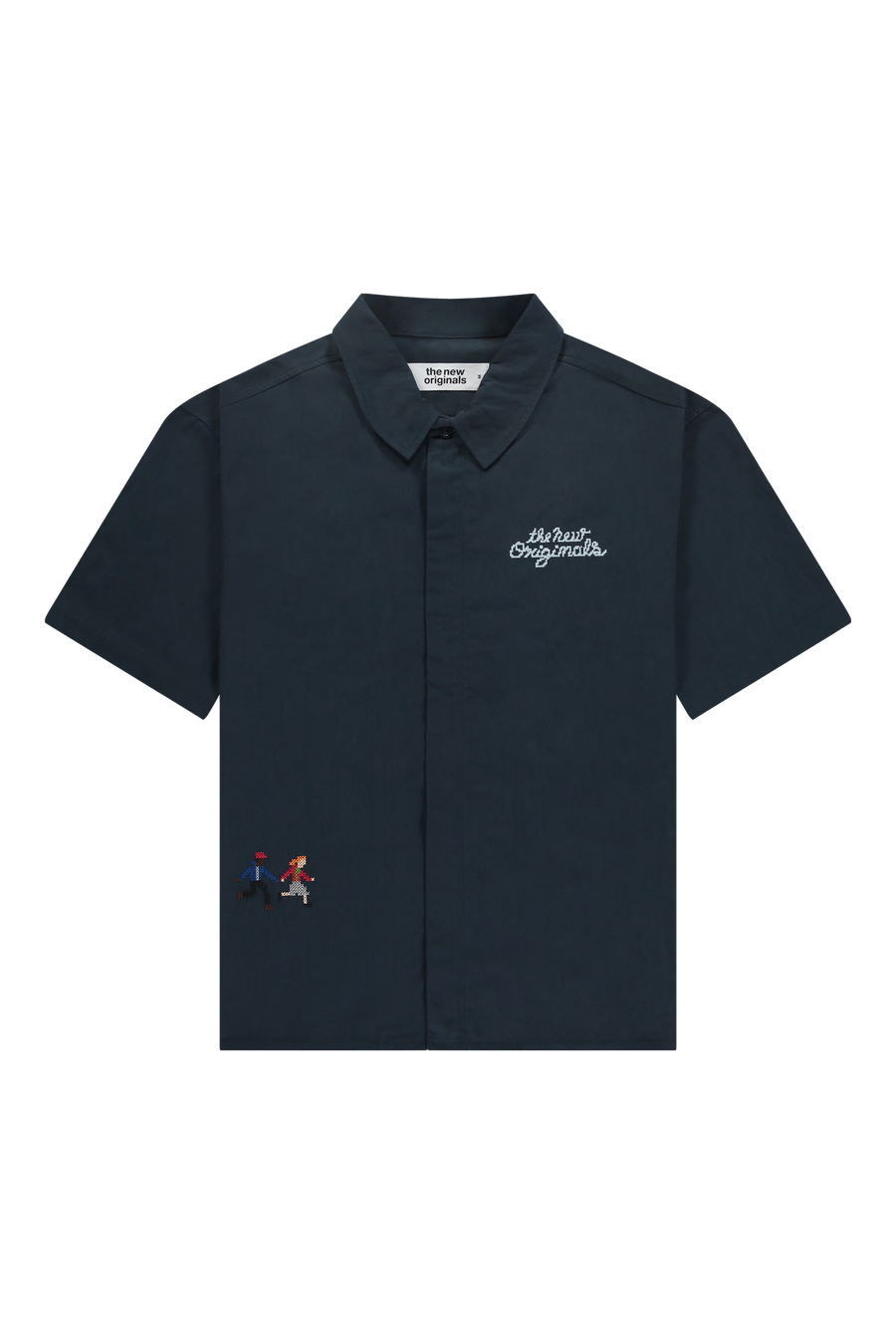 Block Party Shirt Stock Navy