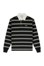 Rugby Shirt White Alyssum / Spruced Up | Black