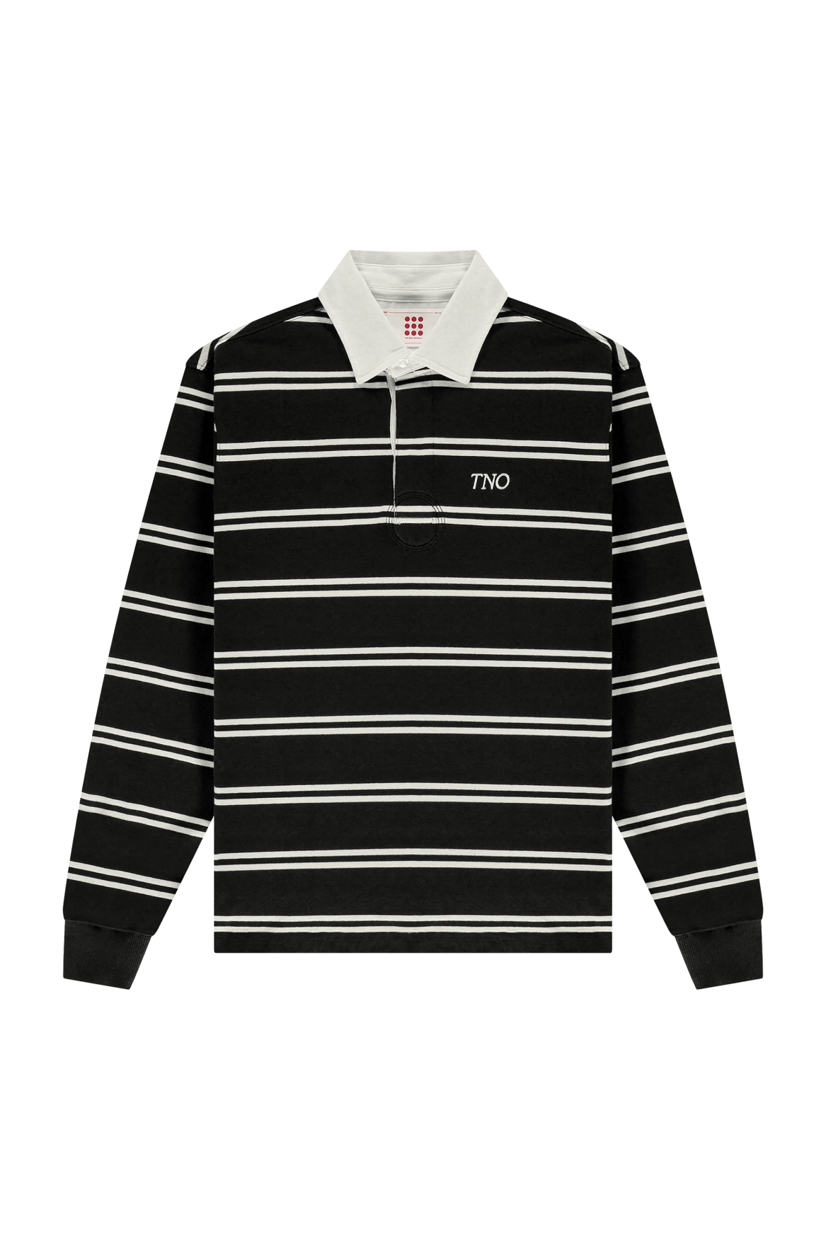 Rugby Shirt White Alyssum / Spruced Up | Black