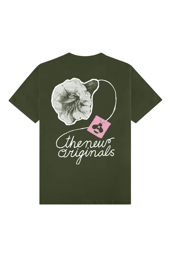 Postal Bee Tee Golden Moss