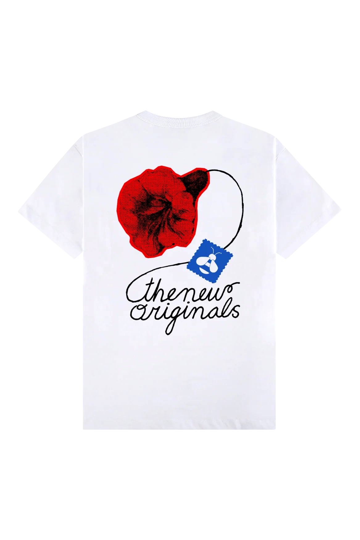 Postal Bee Tee | White