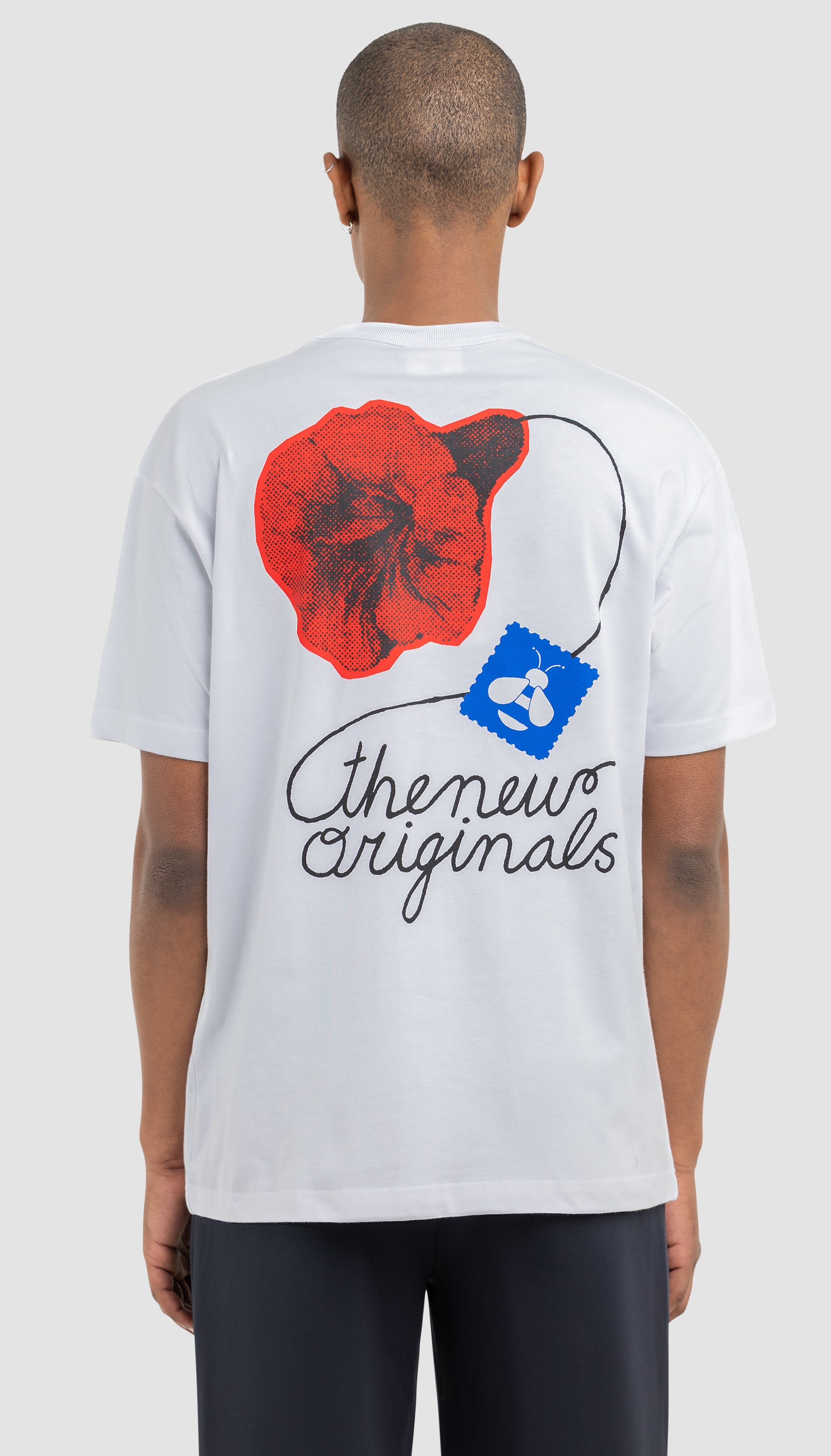 Postal Bee Tee | White