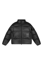 9-Dots Curve Puffer | Black