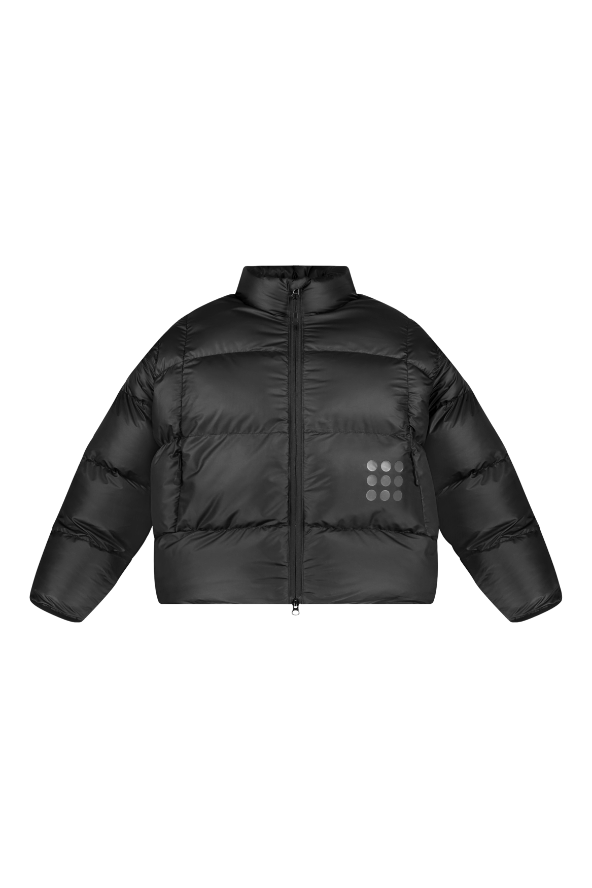 9-Dots Curve Puffer | Black