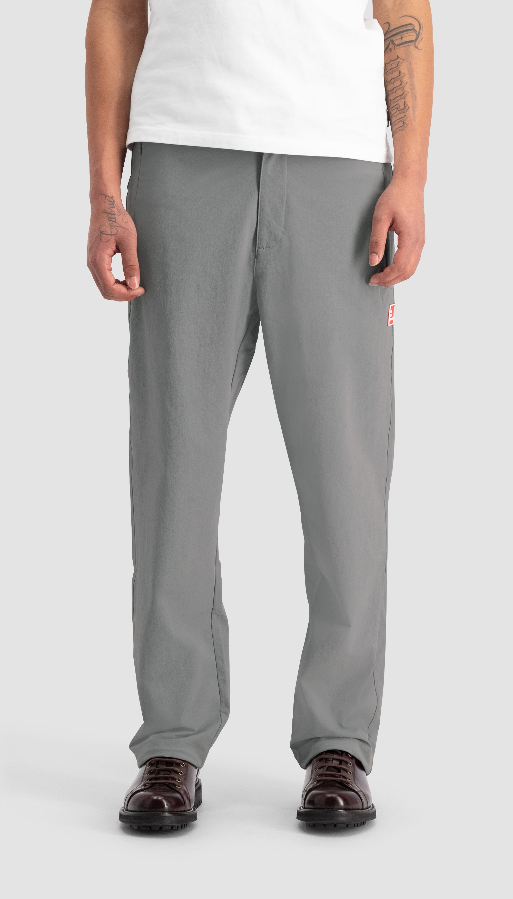 9-Dots Relaxed Tech Pants Quarry | Quarry