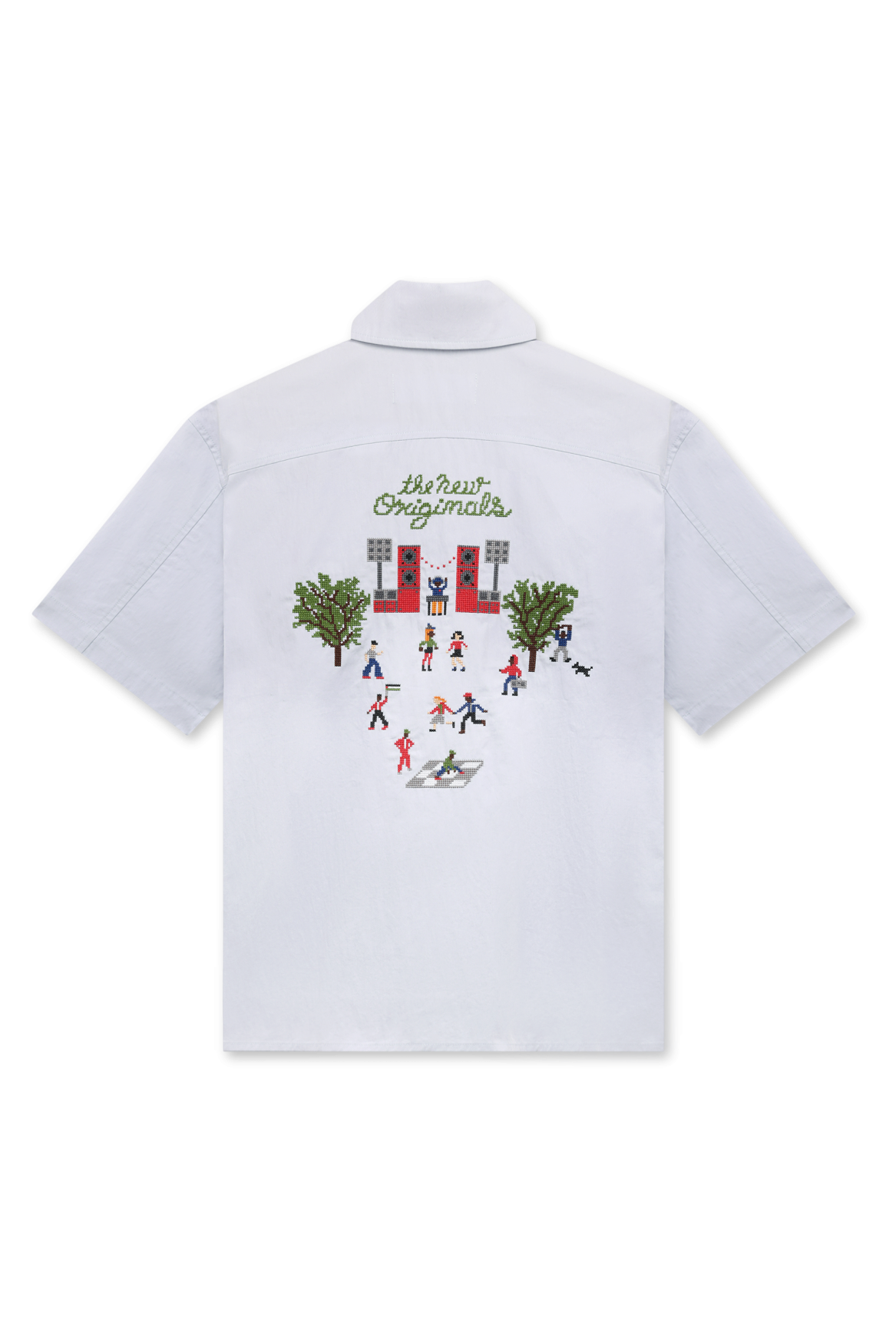 Block Party Shirt | Light Blue