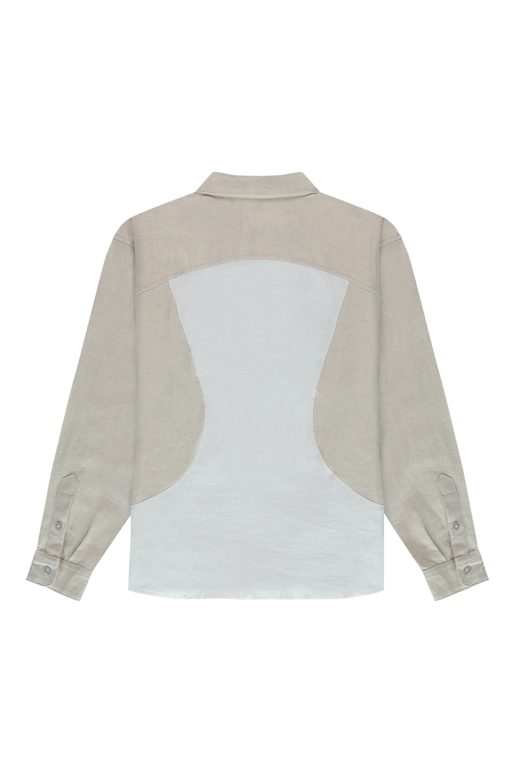 Curve Shirt Linen White Alyssum/Beige