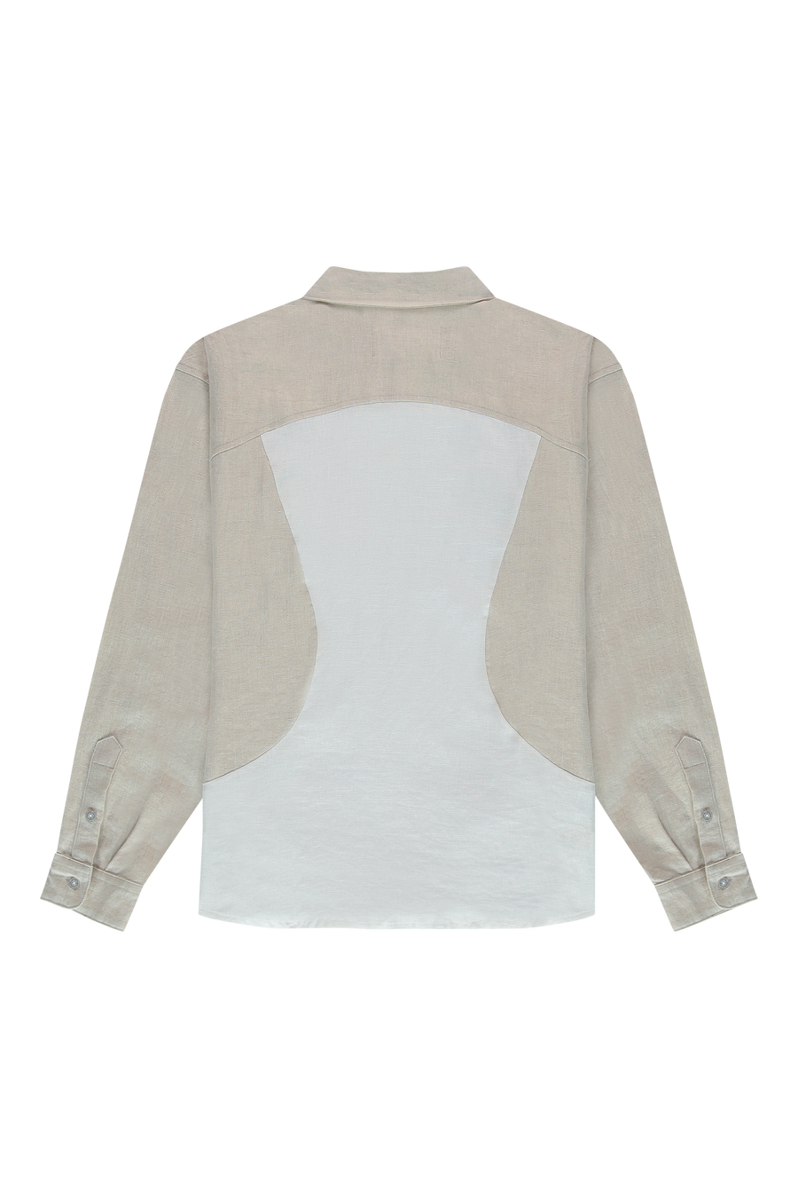 Curve Shirt Linen White Alyssum/Beige
