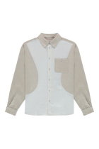 Curve Shirt Linen | White Alyssum