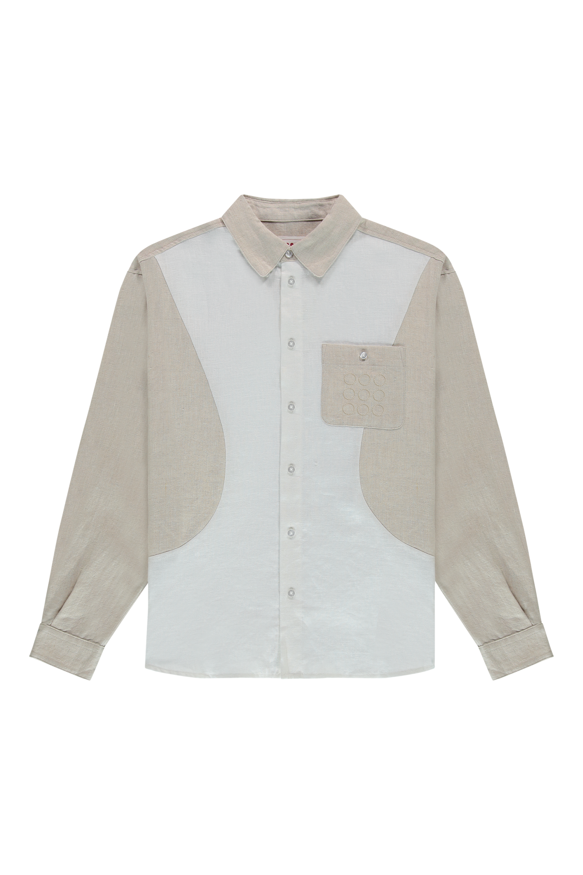 Curve Shirt Linen | White Alyssum