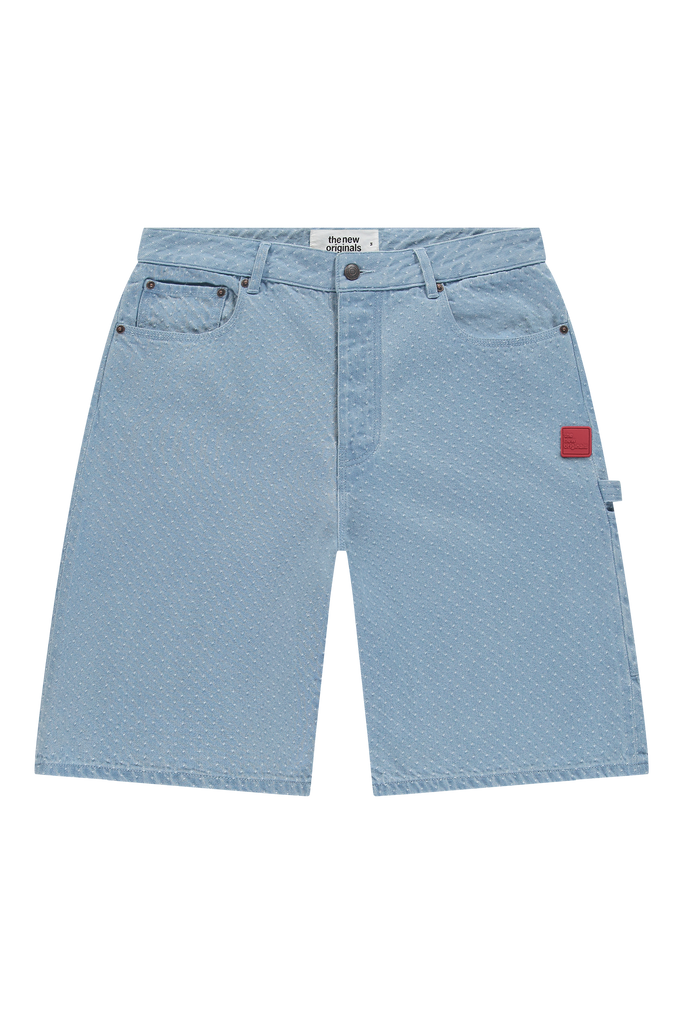 9-Dots Polka Dot Jorts Light Wash Denim