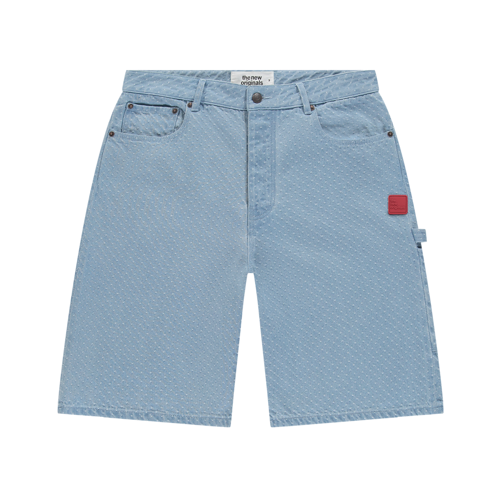 9-Dots Polka Dot Jorts Light Wash Denim