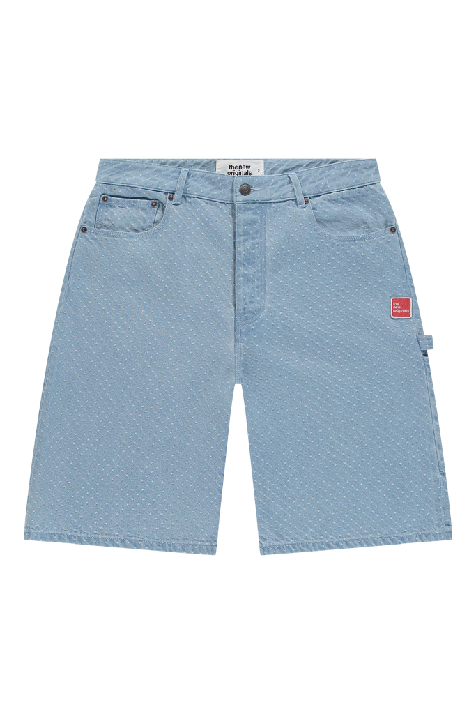 9-Dots Polka Dot Jorts Light Wash Denim