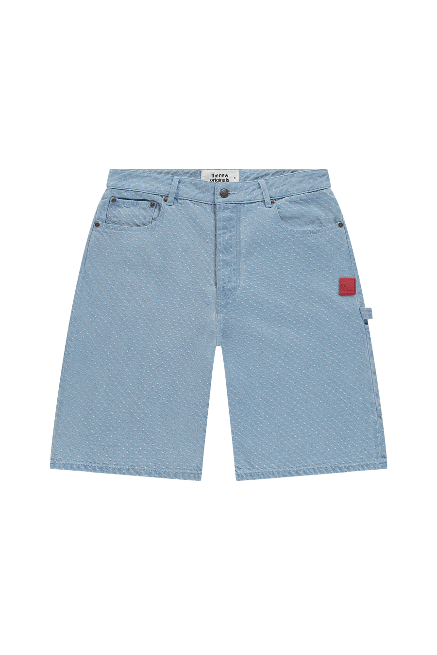 9-Dots Polka Dot Jorts Light Wash Denim