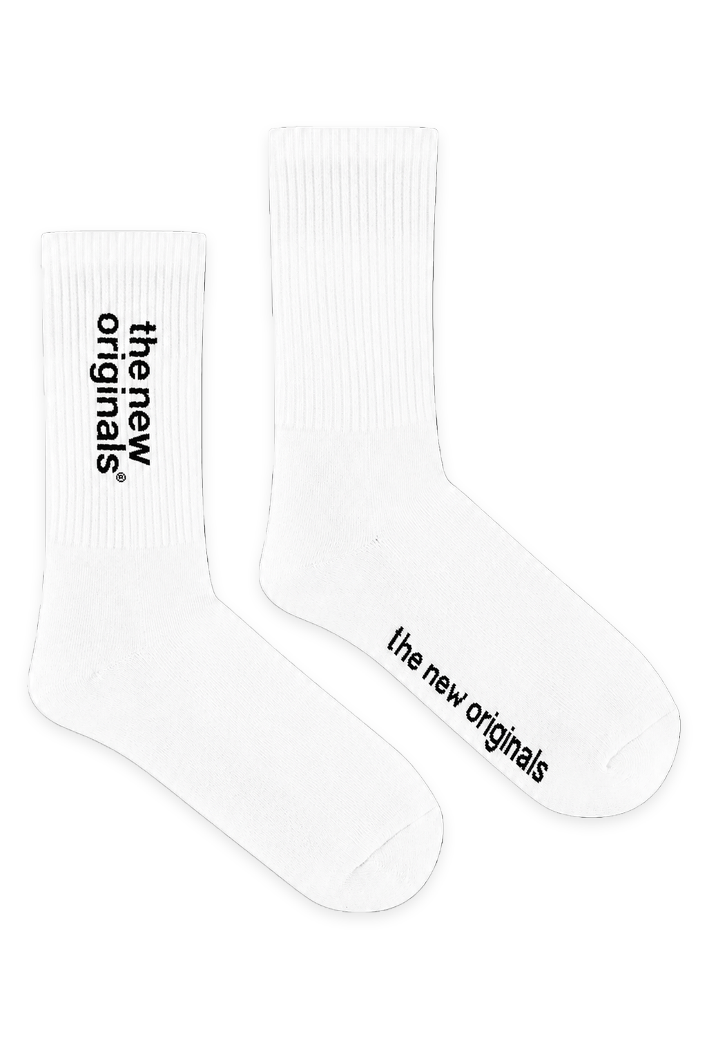 Emblem Socks | White