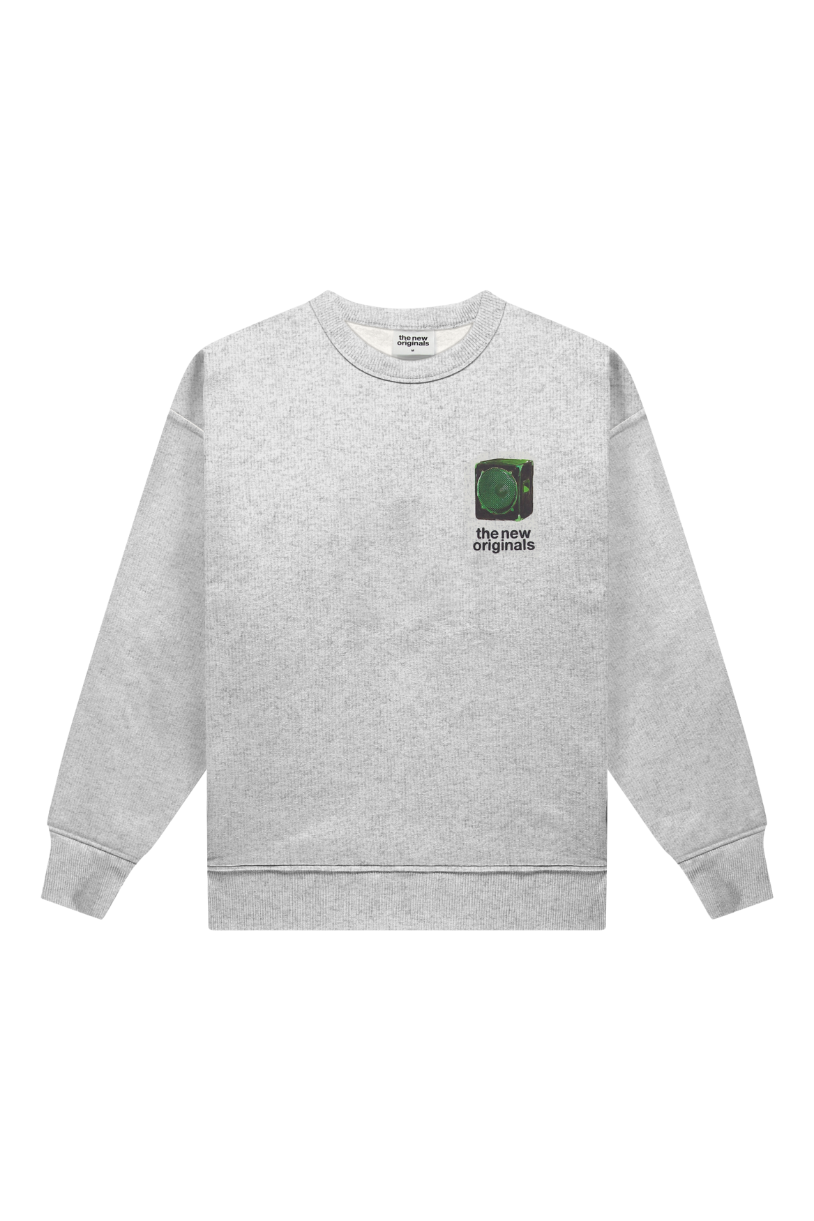 Soundsystem Crewneck Light Grey Melange | Light Grey melange