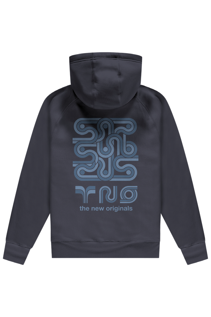Supergraphic Hoodie Ombre Blue