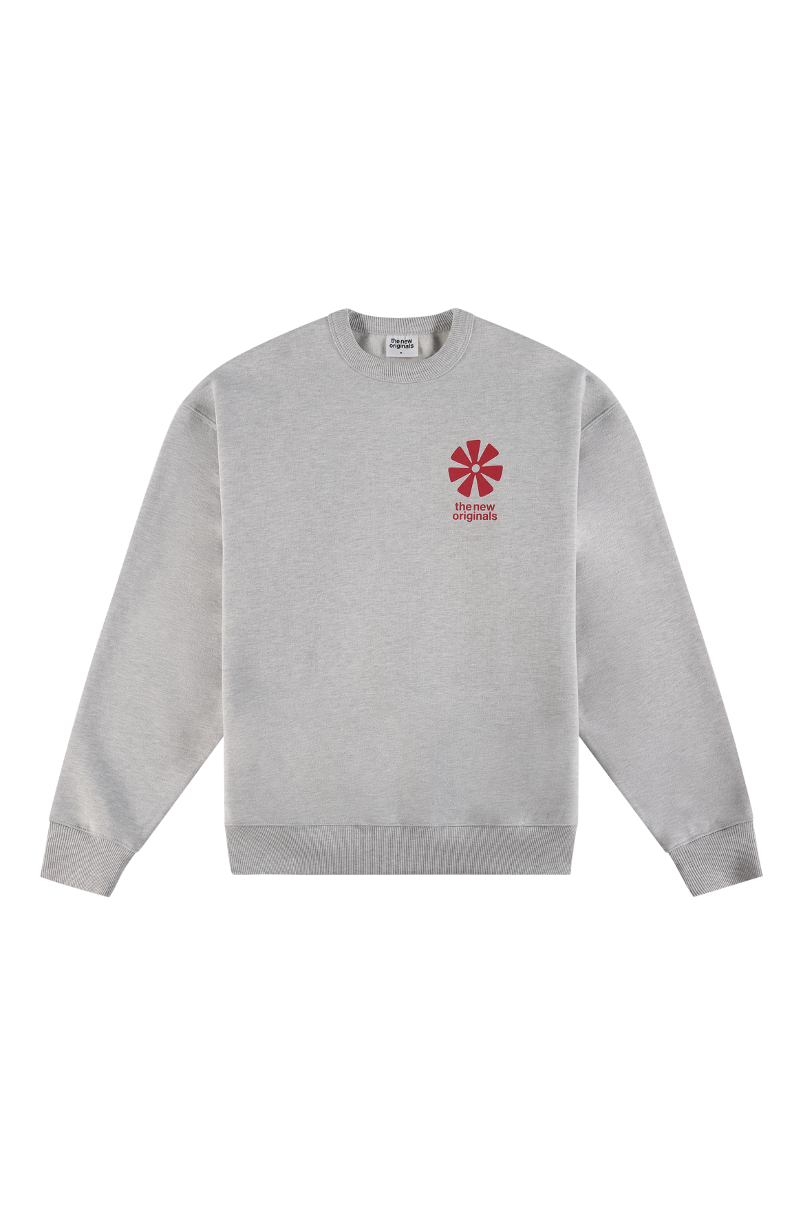 Adinkra Crewneck Light Grey Melange | Light Grey melange