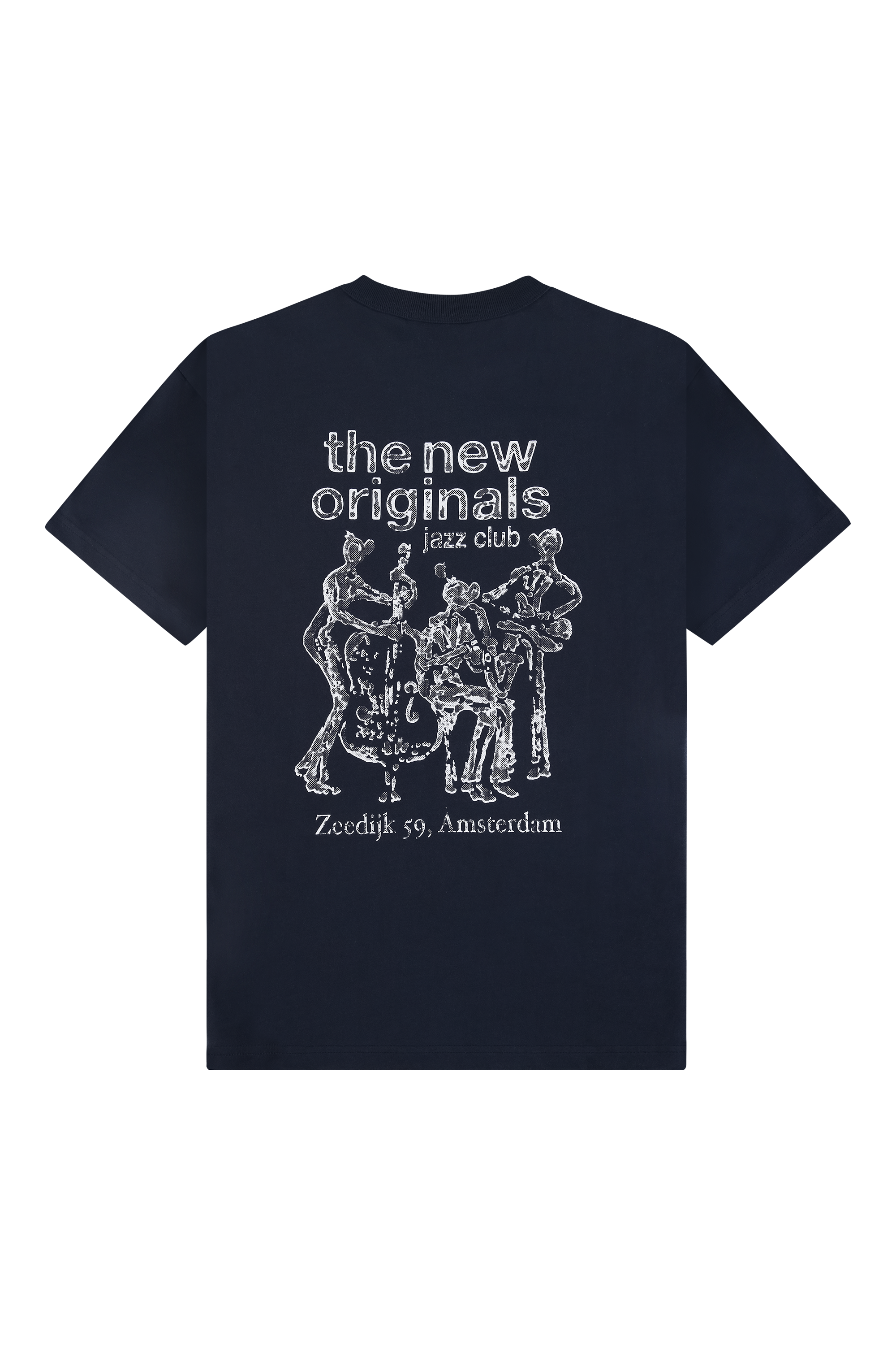 Jazz Club Tee Navy Blue Back -2