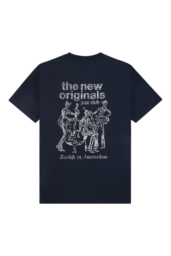 Jazz Club Tee Navy Blue