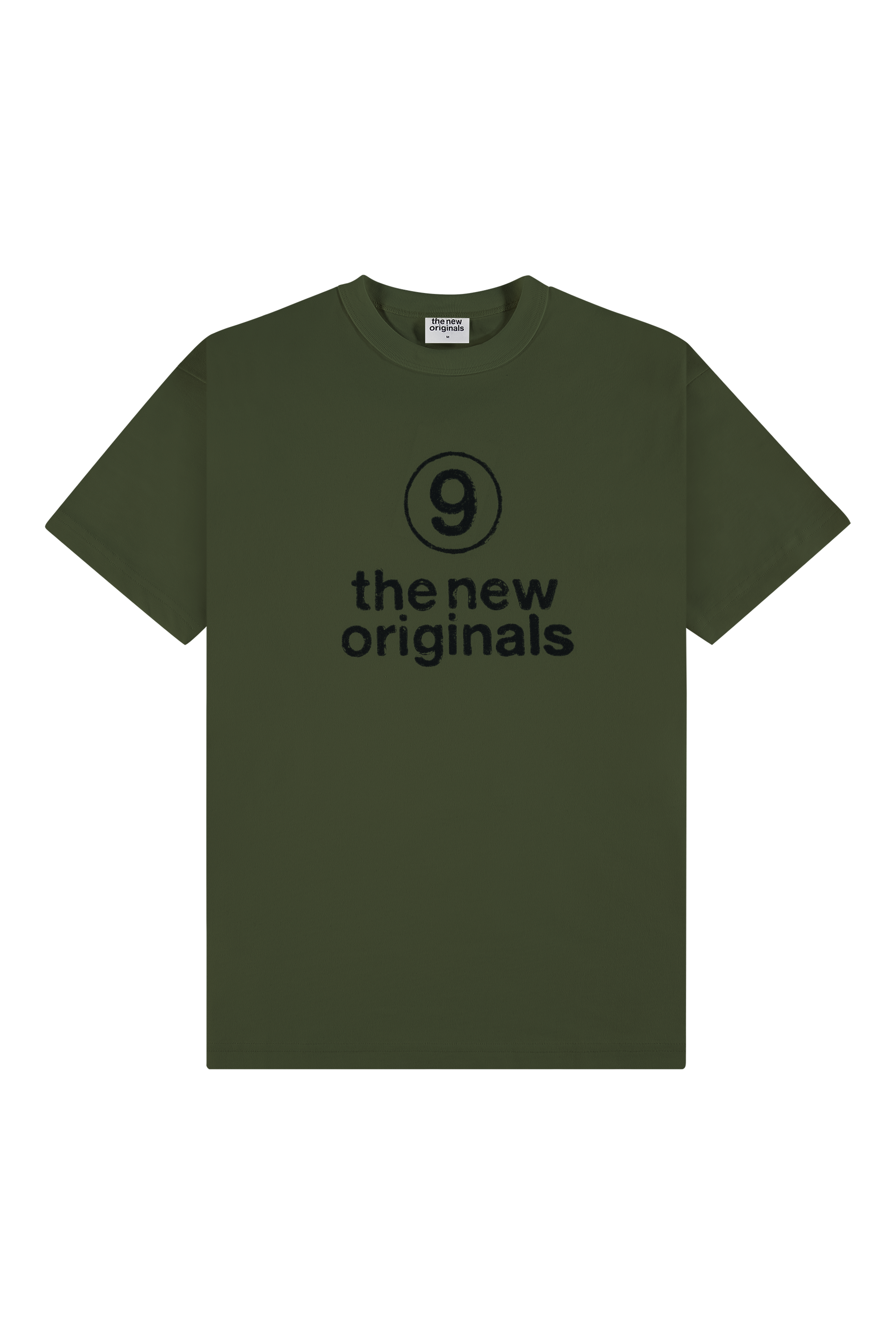 9 Emblem Tee Gold Moss-1