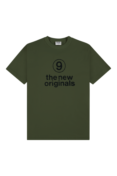 9 Emblem Tee Gold Moss-1