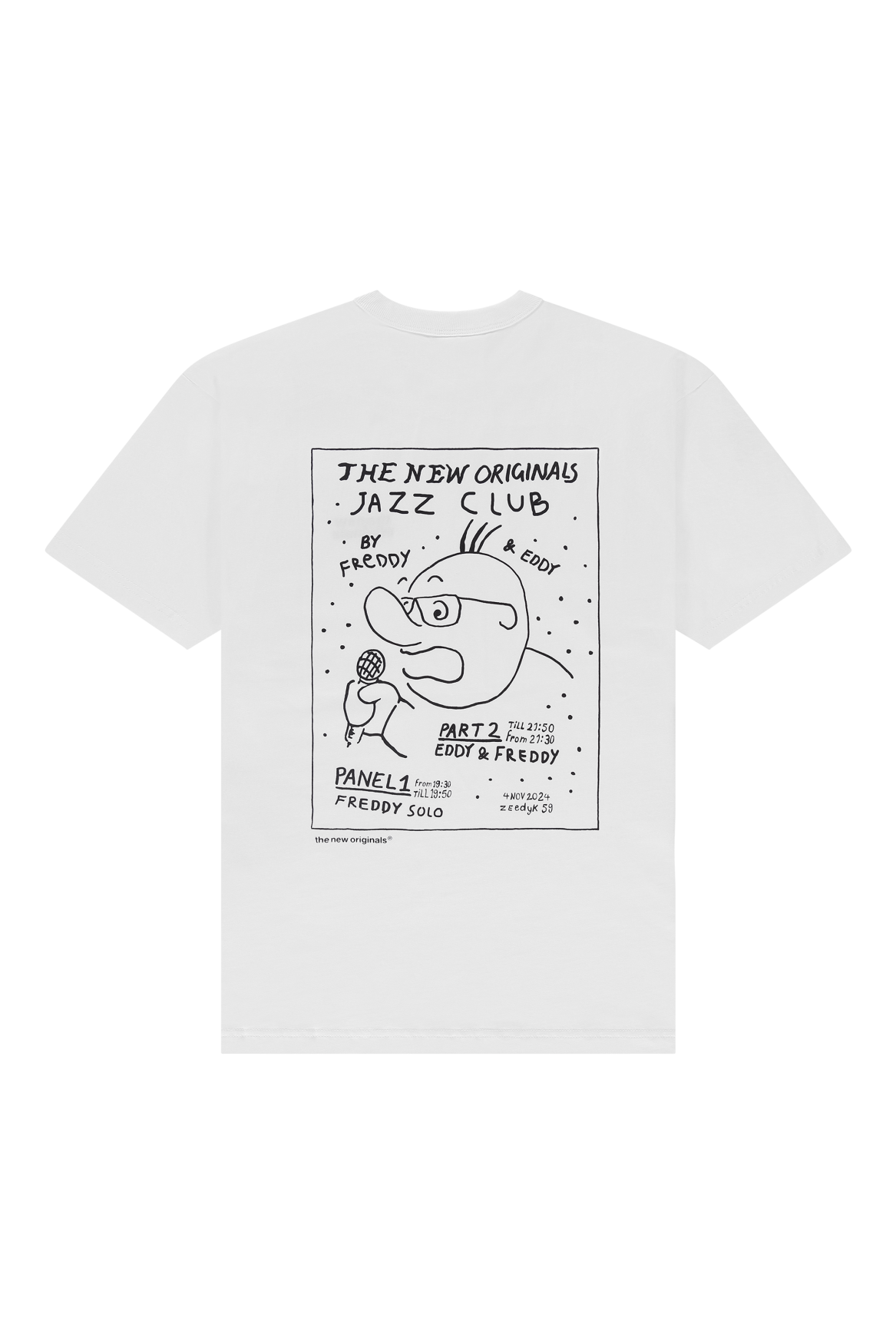 Freddy Poster Tee White | White