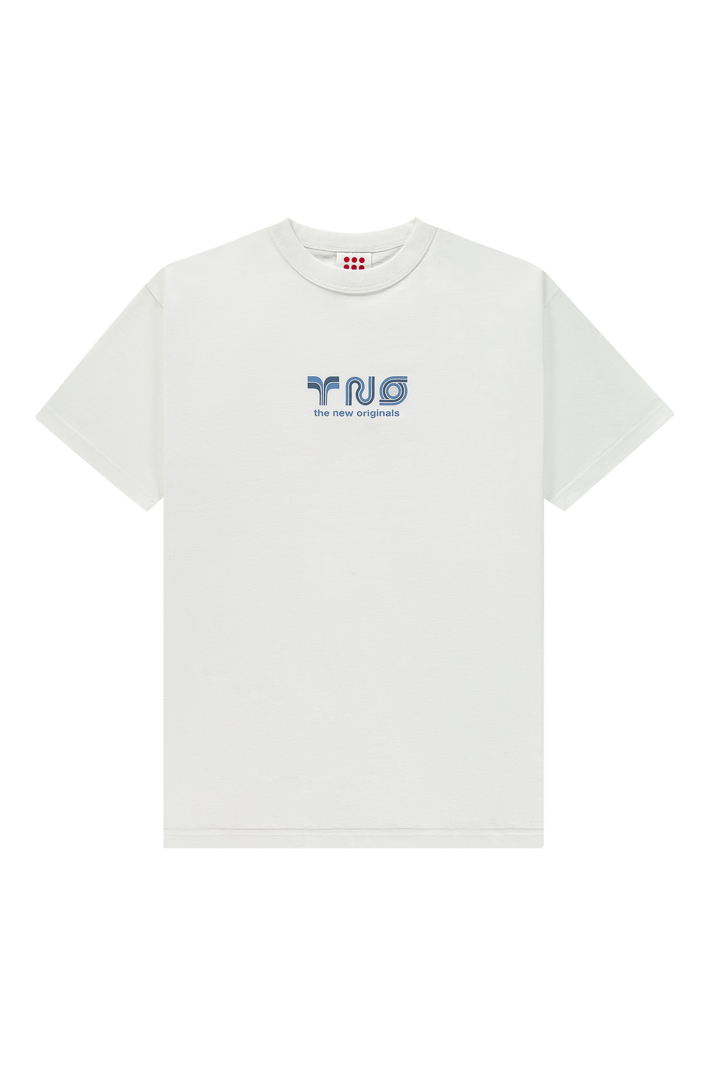 Supergraphic Tee White White/Ombre Blue