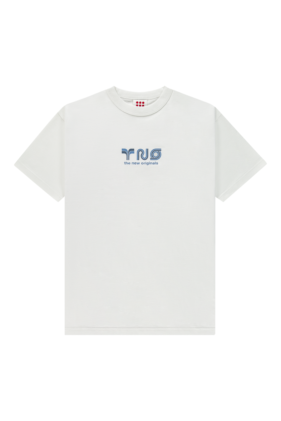 Supergraphic Tee White White/Ombre Blue