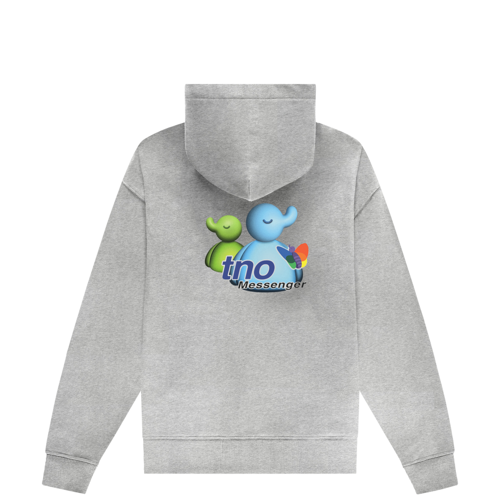 TNO Messenger Hoodie Light Grey Melange