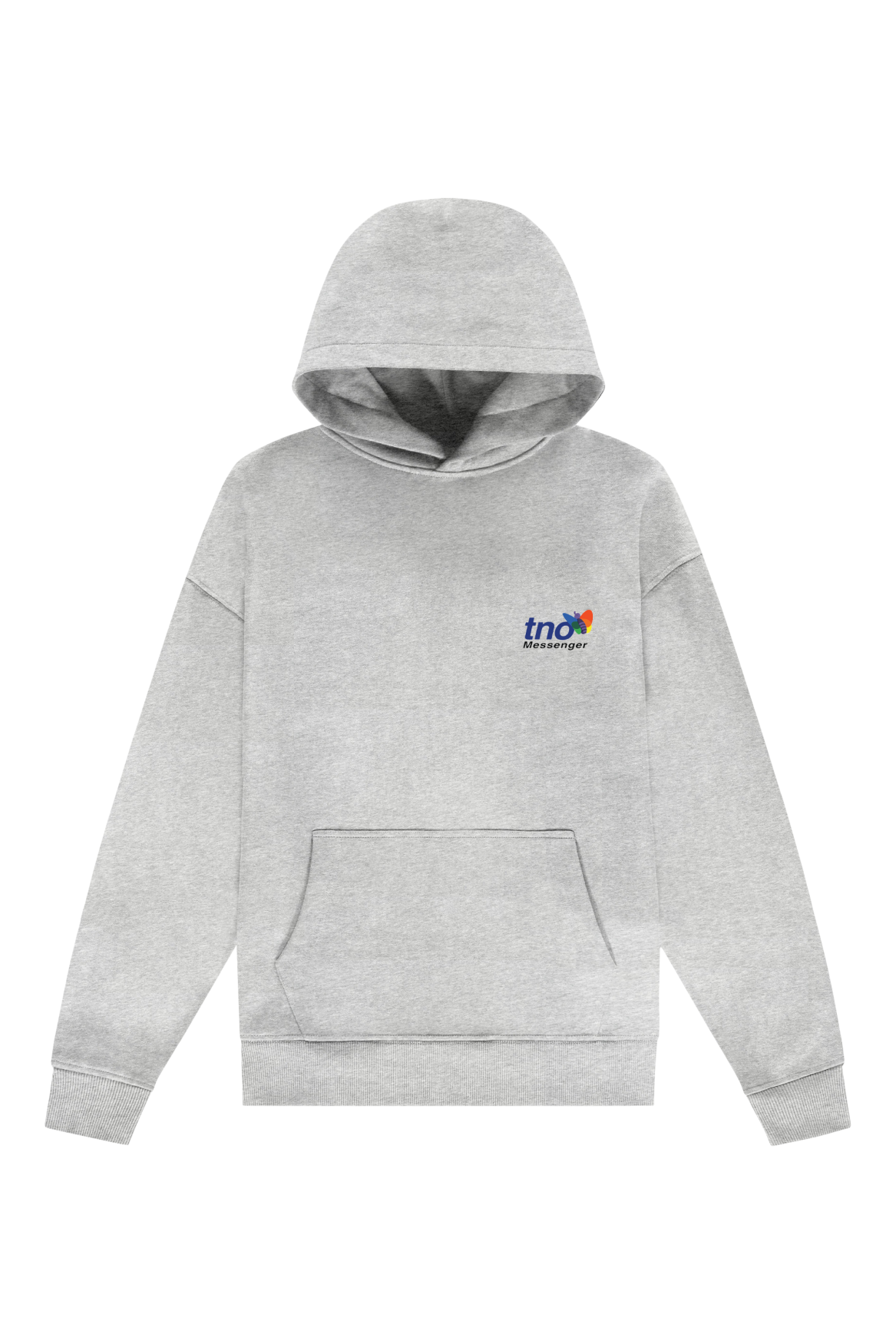 TNO Messenger Hoodie Light Grey Melange | Light Grey melange