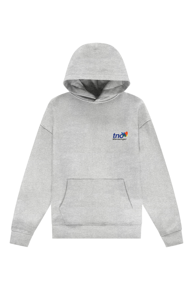TNO Messenger Hoodie Light Grey Melange | Light Grey melange